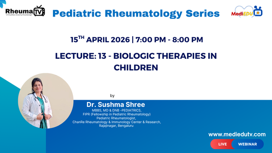 Pediatric Rheumatology Series, lecture: 13 - Biologic therapies in ...